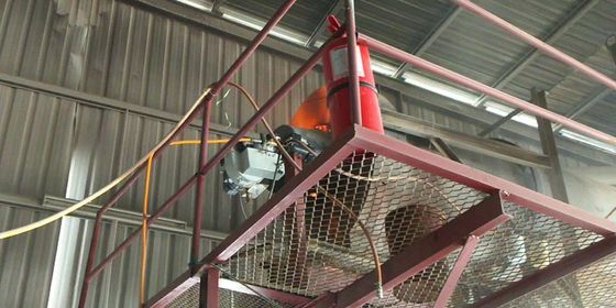 چین شن و ماسه خشک کن KV30 210 - 270kw زباله روغن موتور مشعل نفت کوره نفت با استفاده از روغن تایر بازیافت تامین کننده