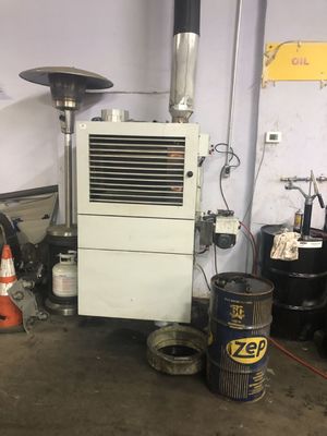 محبوب در انگلستان 120Kw گرمکن روغن زباله قابل حمل با مخزن 100L روغن